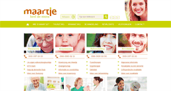 Desktop Screenshot of maartje.nl